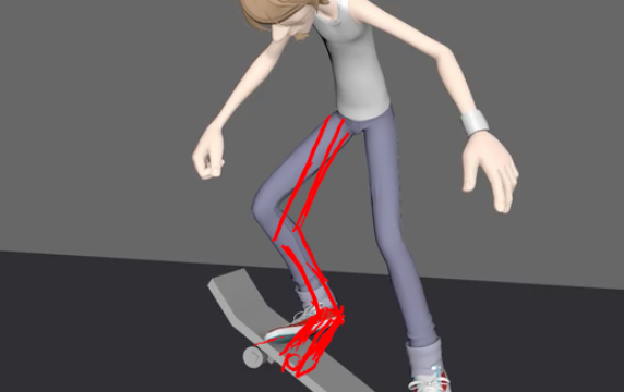 Skateboard Ollie
